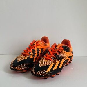 Adidas X Speedportal Messi 4 Fxg GZ5139 Soccer Cleats Orange/Black Size 3 youth